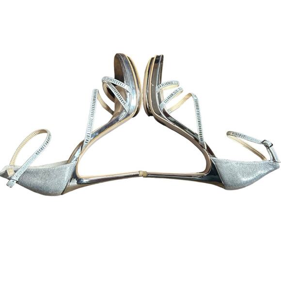 Jessica Simpson Jaeye Dress Sandals Stiletto Heel Rhinestone Straps NEW Size 9.5 - Picture 9 of 11